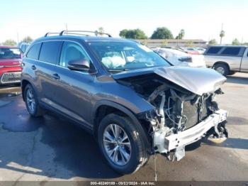  Salvage Toyota Highlander