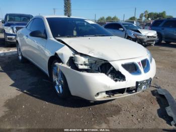  Salvage Pontiac G6