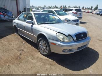  Salvage Hyundai SONATA