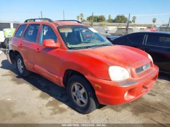  Salvage Hyundai SANTA FE