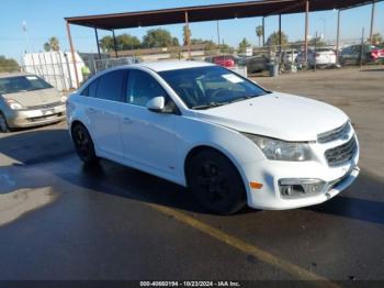  Salvage Chevrolet Cruze