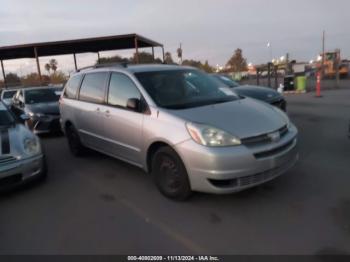  Salvage Toyota Sienna