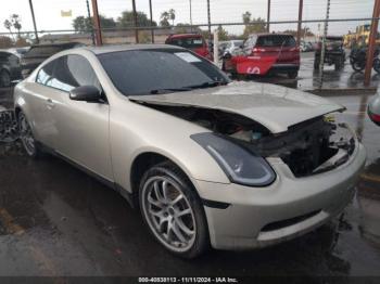  Salvage INFINITI G35