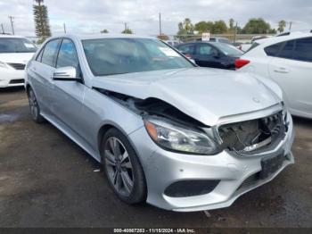  Salvage Mercedes-Benz E-Class