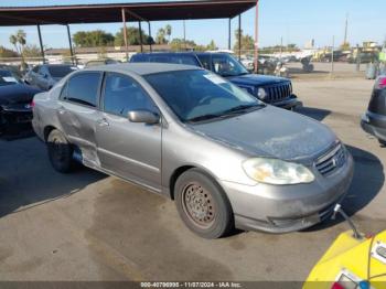  Salvage Toyota Corolla