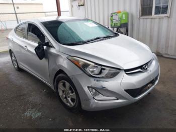  Salvage Hyundai ELANTRA