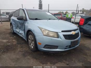  Salvage Chevrolet Cruze