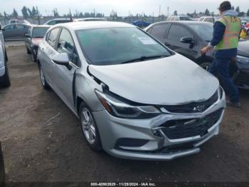  Salvage Chevrolet Cruze