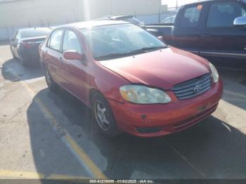  Salvage Toyota Corolla