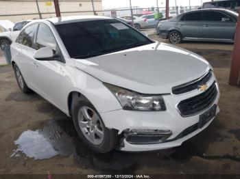  Salvage Chevrolet Cruze