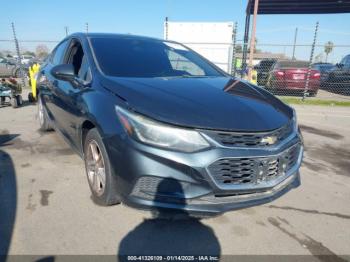  Salvage Chevrolet Cruze