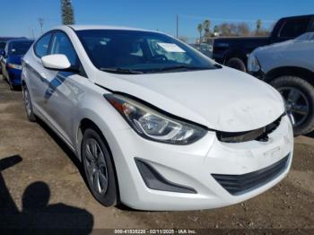  Salvage Hyundai ELANTRA