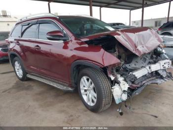  Salvage Toyota Highlander