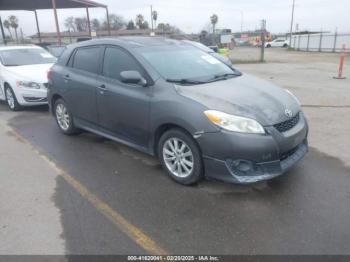  Salvage Toyota Matrix