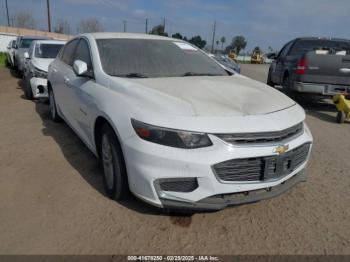  Salvage Chevrolet Malibu