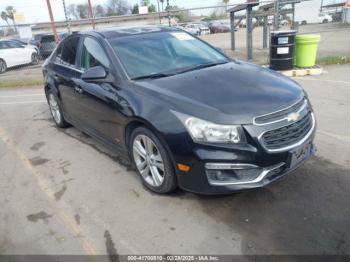  Salvage Chevrolet Cruze