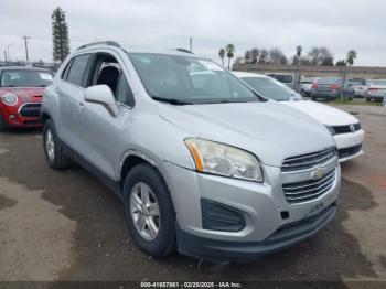  Salvage Chevrolet Trax