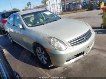  Salvage INFINITI G35