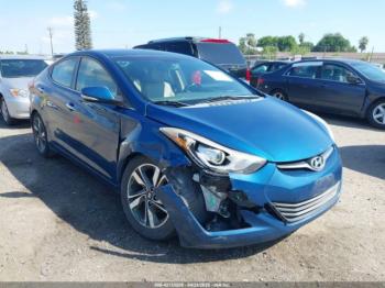  Salvage Hyundai ELANTRA
