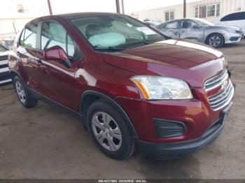  Salvage Chevrolet Trax