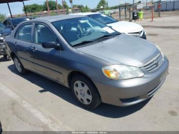  Salvage Toyota Corolla
