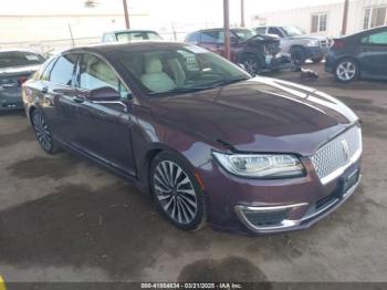  Salvage Lincoln MKZ