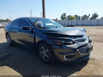  Salvage Chevrolet Malibu