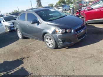 Salvage Chevrolet Sonic