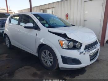  Salvage Chevrolet Sonic