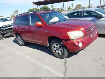  Salvage Toyota Highlander