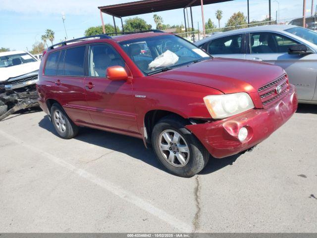  Salvage Toyota Highlander