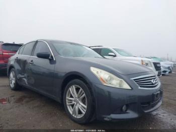  Salvage INFINITI G37x