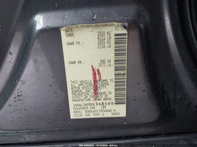 Nissan Altima 2.5 S Image 14