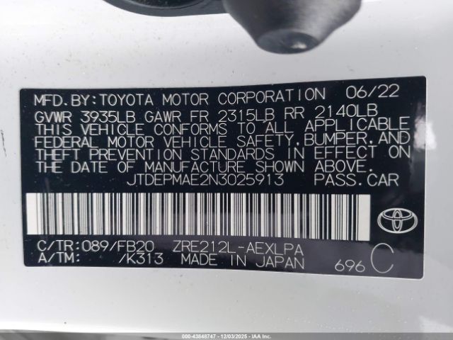 Toyota Corolla Le Image 18