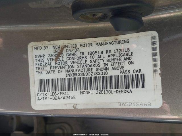 Toyota Corolla Ce Image 8