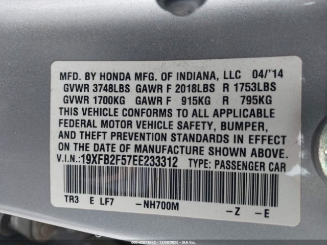 Honda Civic Lx Image 8