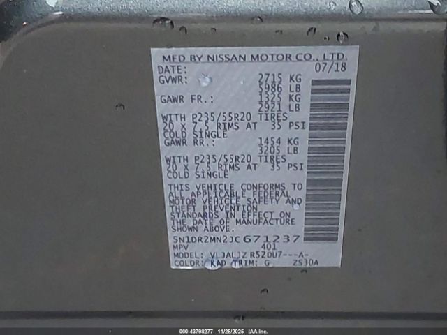 Nissan Pathfinder Platinum Image 6