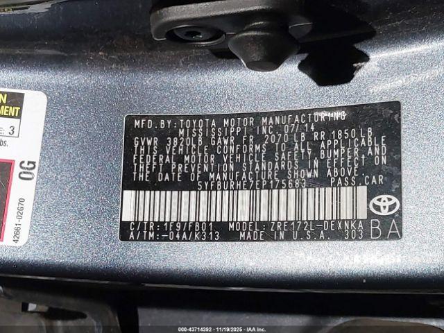 Toyota Corolla Le Image 8