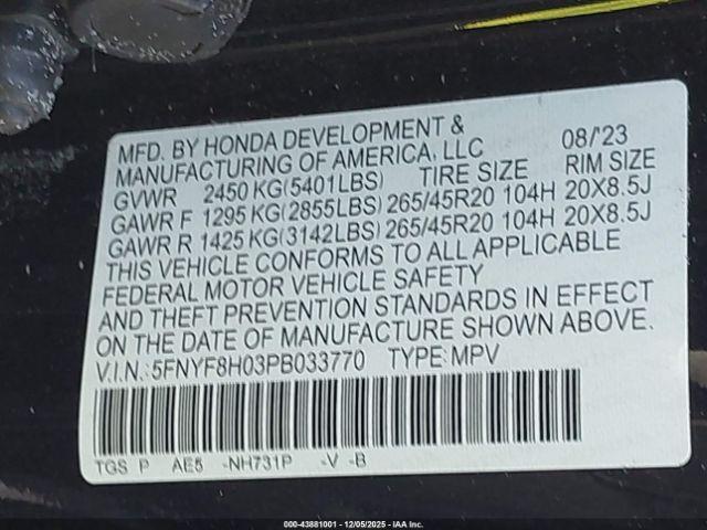 Honda Passport Awd Elite Image 14