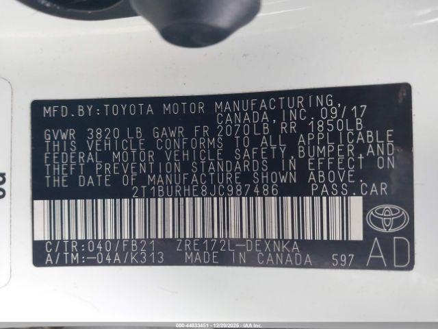 Toyota Corolla Le Image 9